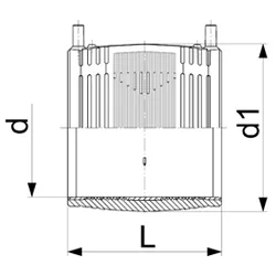 Муфта электросварная 110 мм SDR 11 GF (Georg Fischer)
