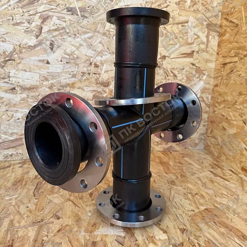 Крестовина ПНД фланцевая 110 мм SDR11 Pn16