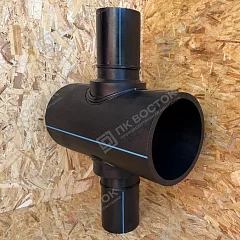 Крестовина ПНД 280х160 мм SDR17 редукционная сварная (компактная)