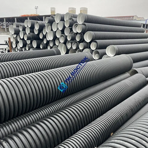Труба пнд гофрированная 230/200 SN8 двустенная с раструбом
