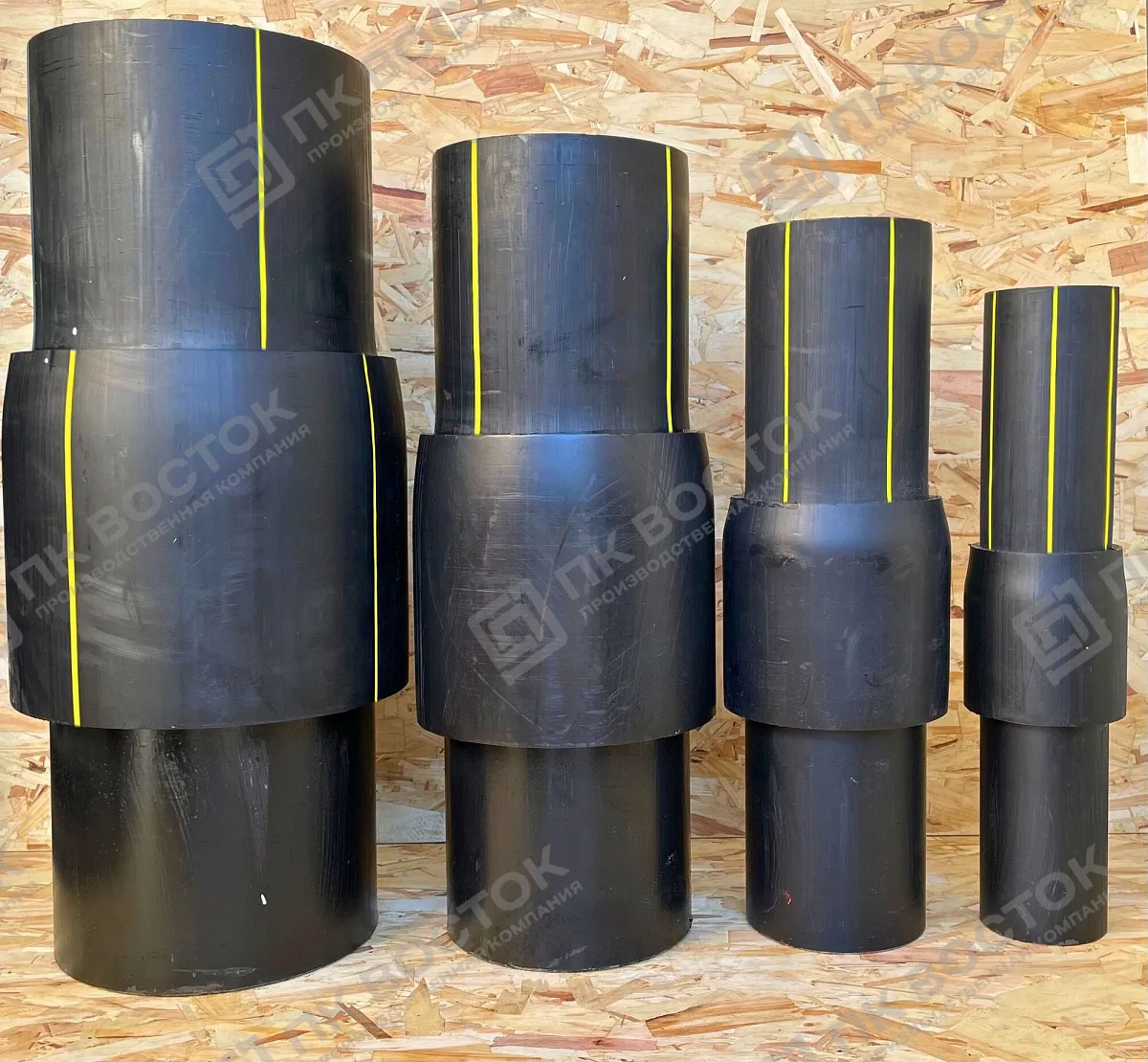 Неразъемное соединение полиэтилен-сталь 225-219 мм SDR 11 газ